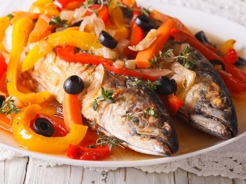 Dorade royale à la sauce Escabèche